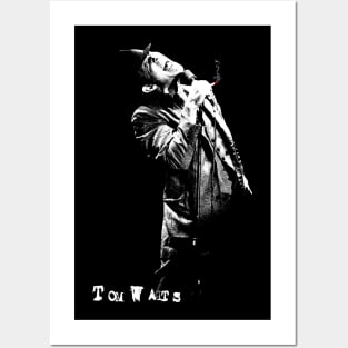 Retro Portrait Tom Waits Posters and Art